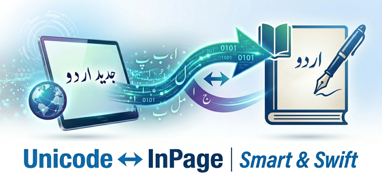 Unicode ↔ InPage | Smart & Swift